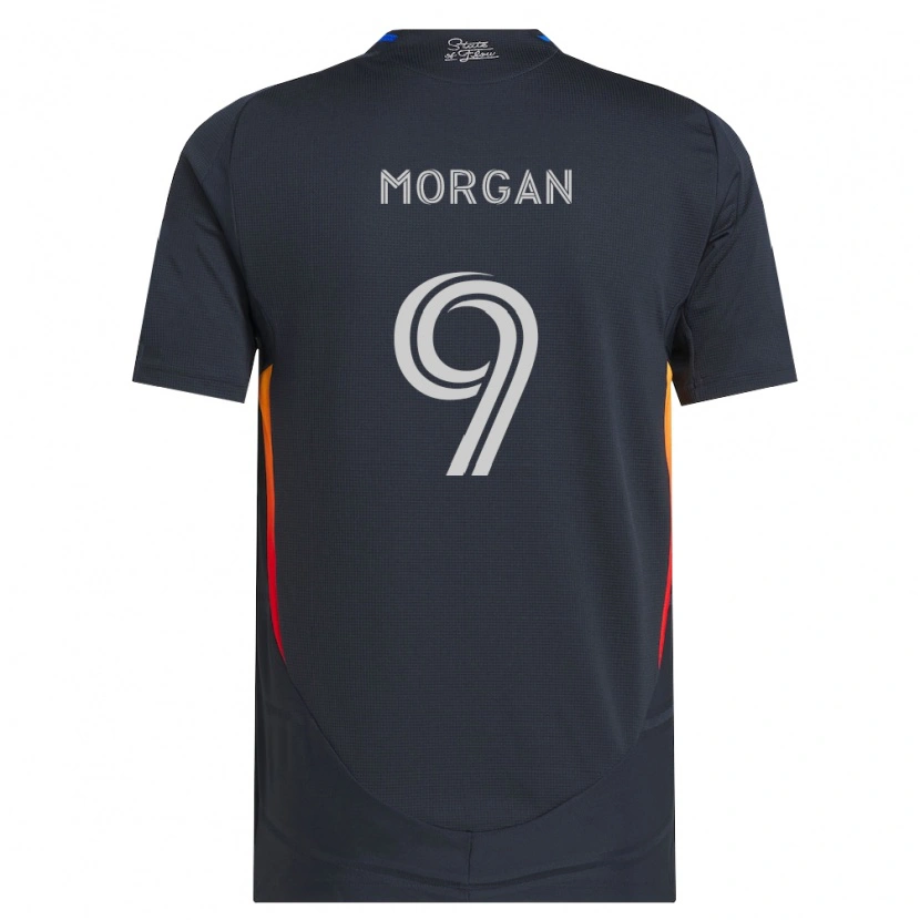 Danxen Kvinnor Lewis Morgan #9 Mörkgrå Röd Hemmatröja Matchtröjor 2026/27 Tröjor T-Tröja