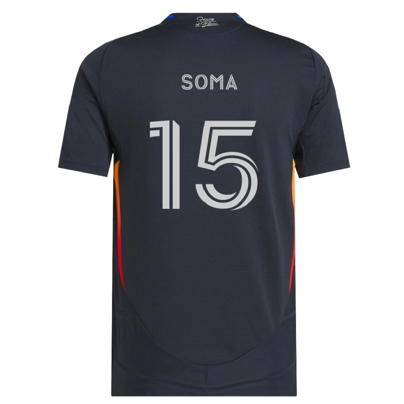 Danxen Kvinnor Pedro Soma #15 Mörkgrå Röd Hemmatröja Matchtröjor 2026/27 Tröjor T-Tröja