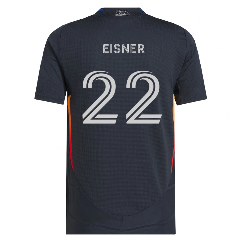 Danxen Kvinnor Wilson Eisner #22 Mörkgrå Röd Hemmatröja Matchtröjor 2026/27 Tröjor T-Tröja