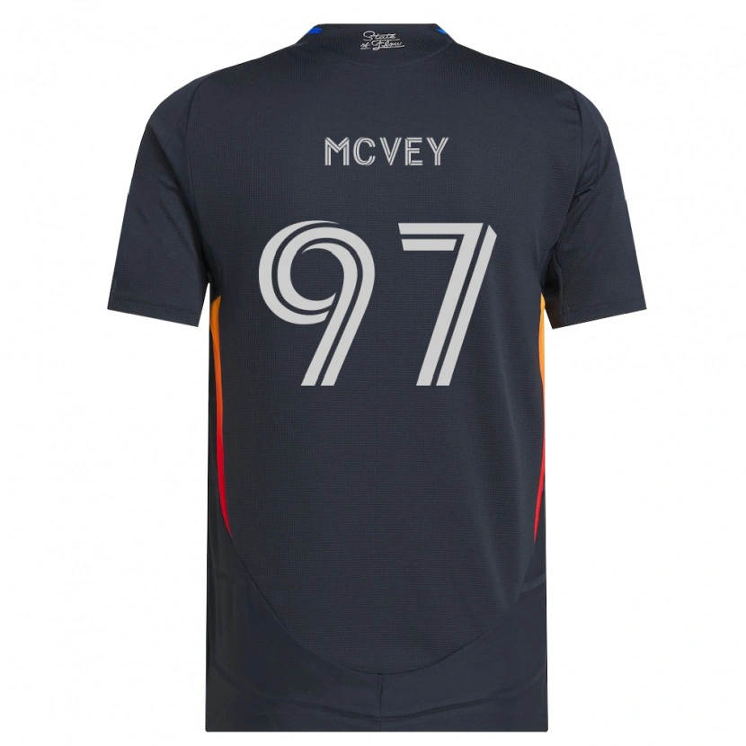 Danxen Kvinnor Christopher Mcvey #97 Mörkgrå Röd Hemmatröja Matchtröjor 2026/27 Tröjor T-Tröja