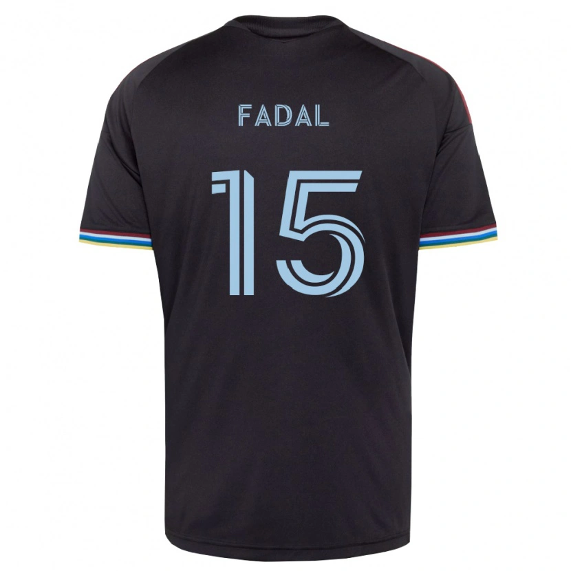 Danxen Kvinnor Ali Fadal #15 Svart Himmelsblå Hemmatröja Matchtröjor 2026/27 Tröjor T-Tröja