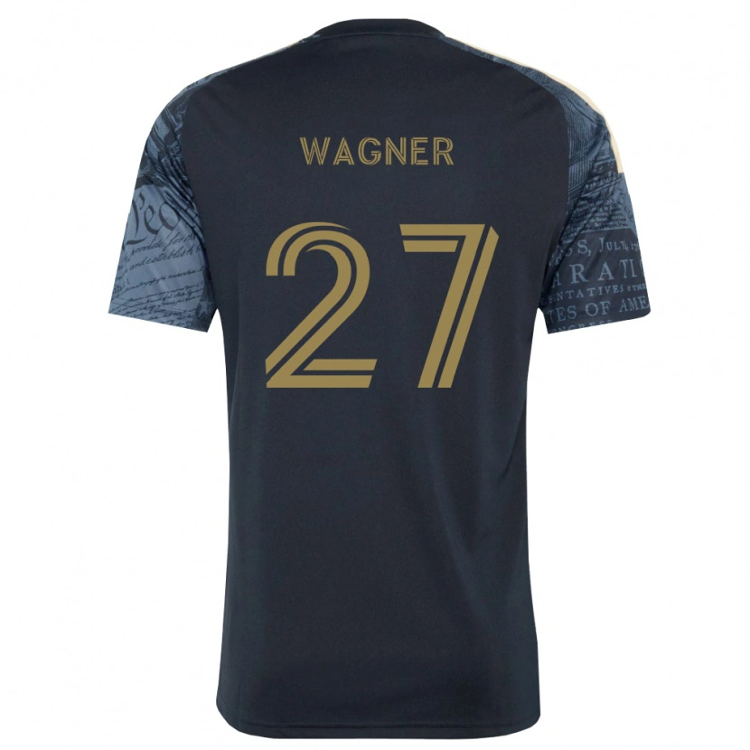 Danxen Kvinnor Kai Wagner #27 Marinblå Brun Hemmatröja Matchtröjor 2026/27 Tröjor T-Tröja