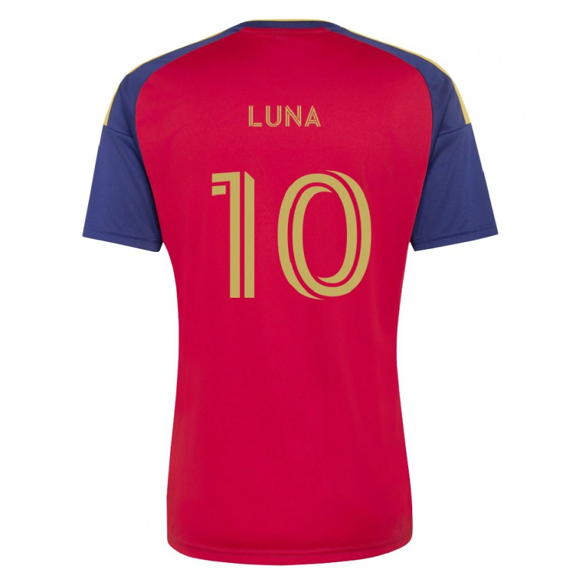 Danxen Kvinnor Diego Luna #10 Kungligt Blå Brun Röd Hemmatröja Matchtröjor 2026/27 Tröjor T-Tröja