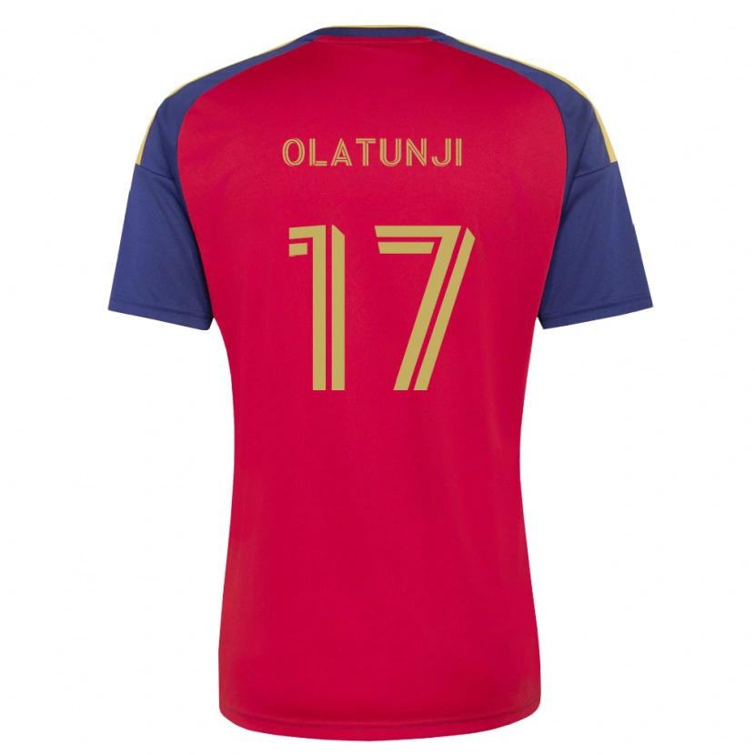 Danxen Kvinnor Victor Olatunji #17 Kungligt Blå Brun Röd Hemmatröja Matchtröjor 2026/27 Tröjor T-Tröja