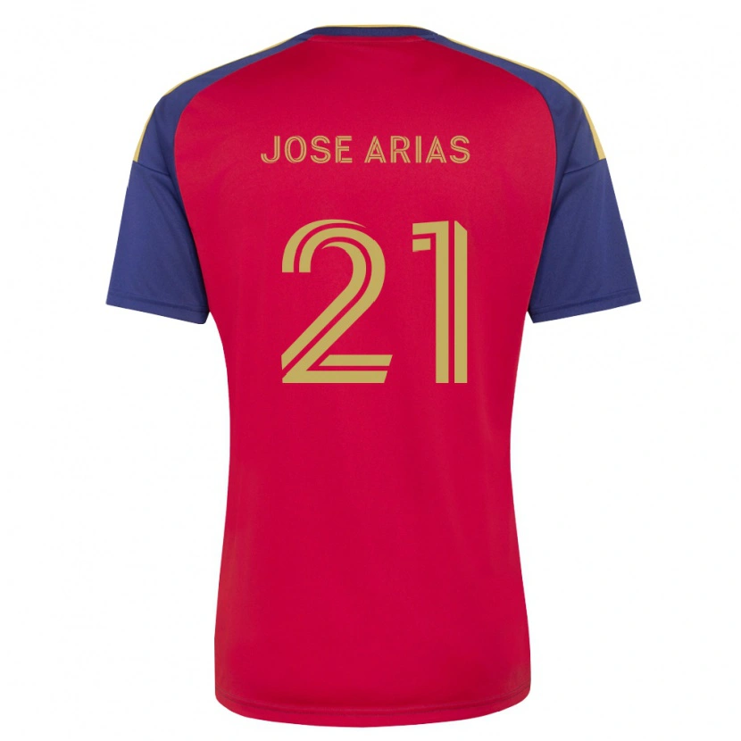 Danxen Kvinnor Juan Jose Arias #21 Kungligt Blå Brun Röd Hemmatröja Matchtröjor 2026/27 Tröjor T-Tröja