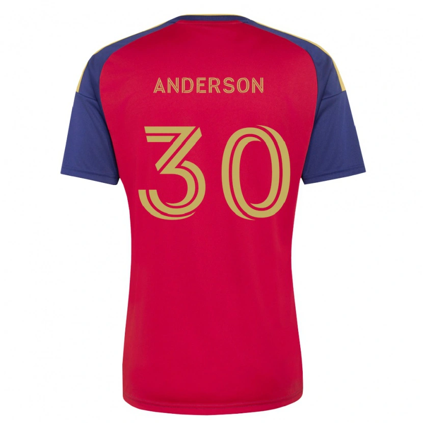 Danxen Kvinnor Owen Anderson #30 Kungligt Blå Brun Röd Hemmatröja Matchtröjor 2026/27 Tröjor T-Tröja