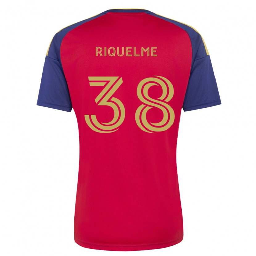 Danxen Kvinnor Antonio Riquelme #38 Kungligt Blå Brun Röd Hemmatröja Matchtröjor 2026/27 Tröjor T-Tröja