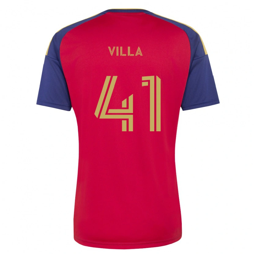 Danxen Kvinnor Gio Villa #41 Kungligt Blå Brun Röd Hemmatröja Matchtröjor 2026/27 Tröjor T-Tröja