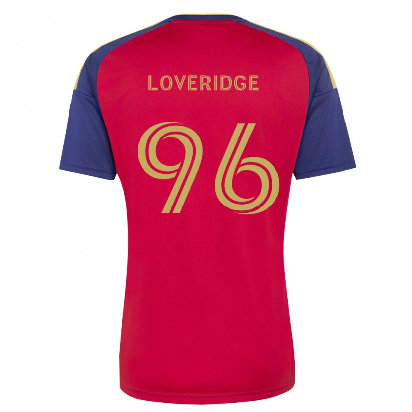 Danxen Kvinnor Pete Loveridge #96 Kungligt Blå Brun Röd Hemmatröja Matchtröjor 2026/27 Tröjor T-Tröja