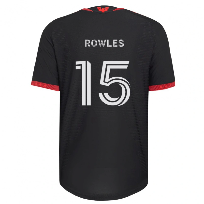 Danxen Kvinnor Kye Rowles #15 Svart Vit Röd Hemmatröja Matchtröjor 2026/27 Tröjor T-Tröja
