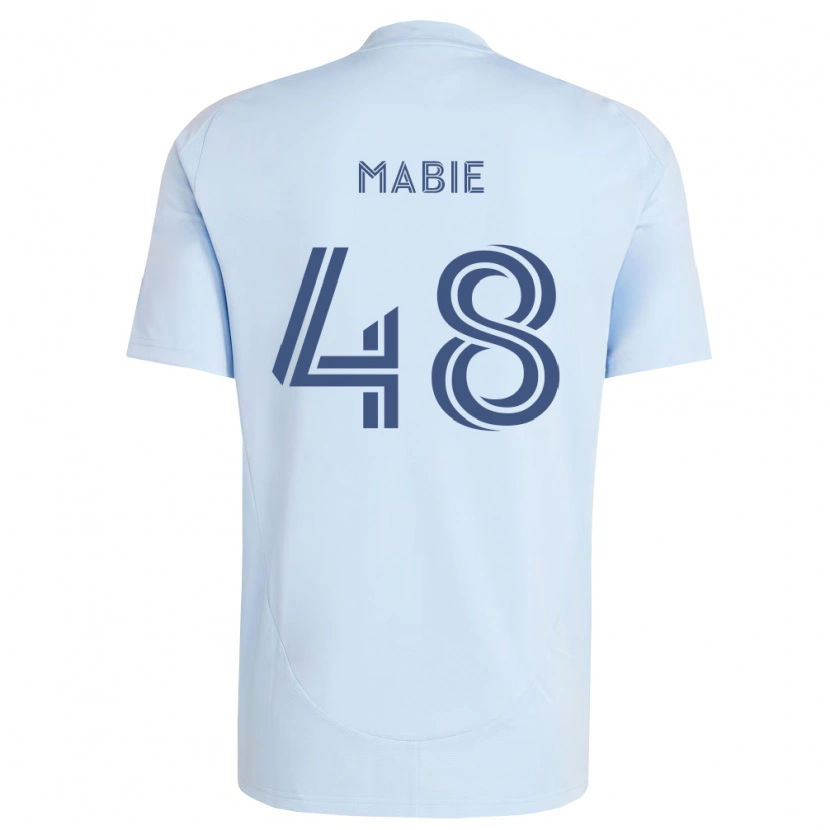 Danxen Kvinnor Blaine Mabie #48 Ljusblå Ljusgrå Hemmatröja Matchtröjor 2026/27 Tröjor T-Tröja