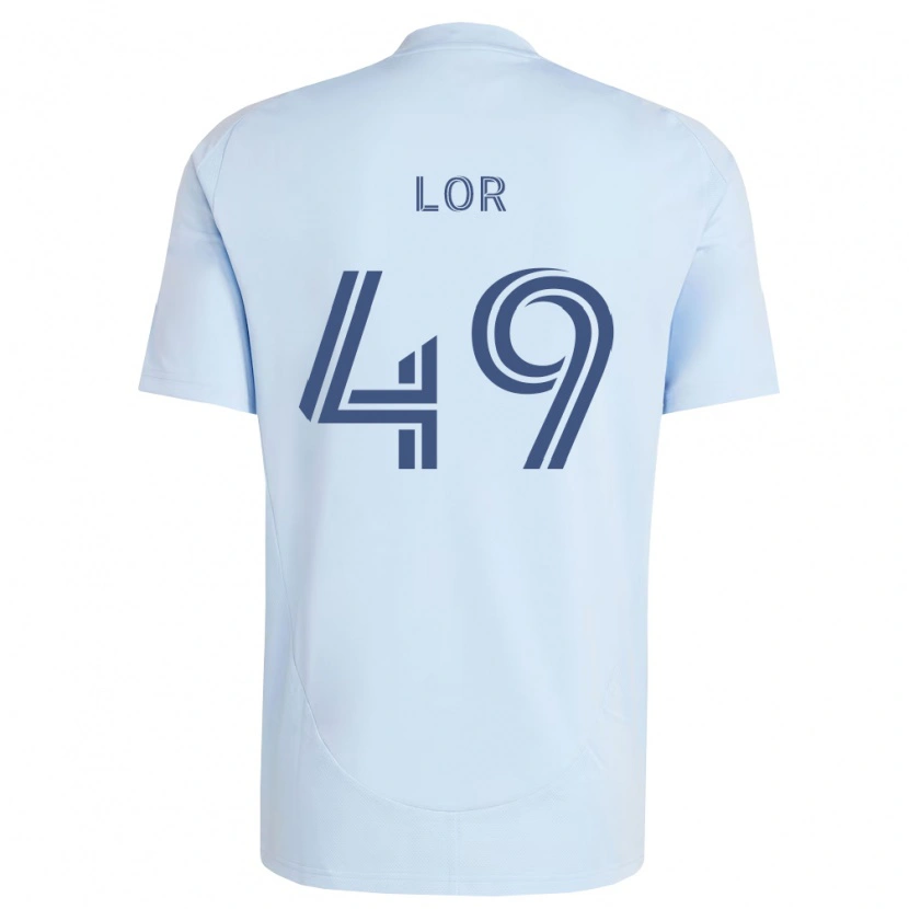 Danxen Kvinnor Troy Lor #49 Ljusblå Ljusgrå Hemmatröja Matchtröjor 2026/27 Tröjor T-Tröja
