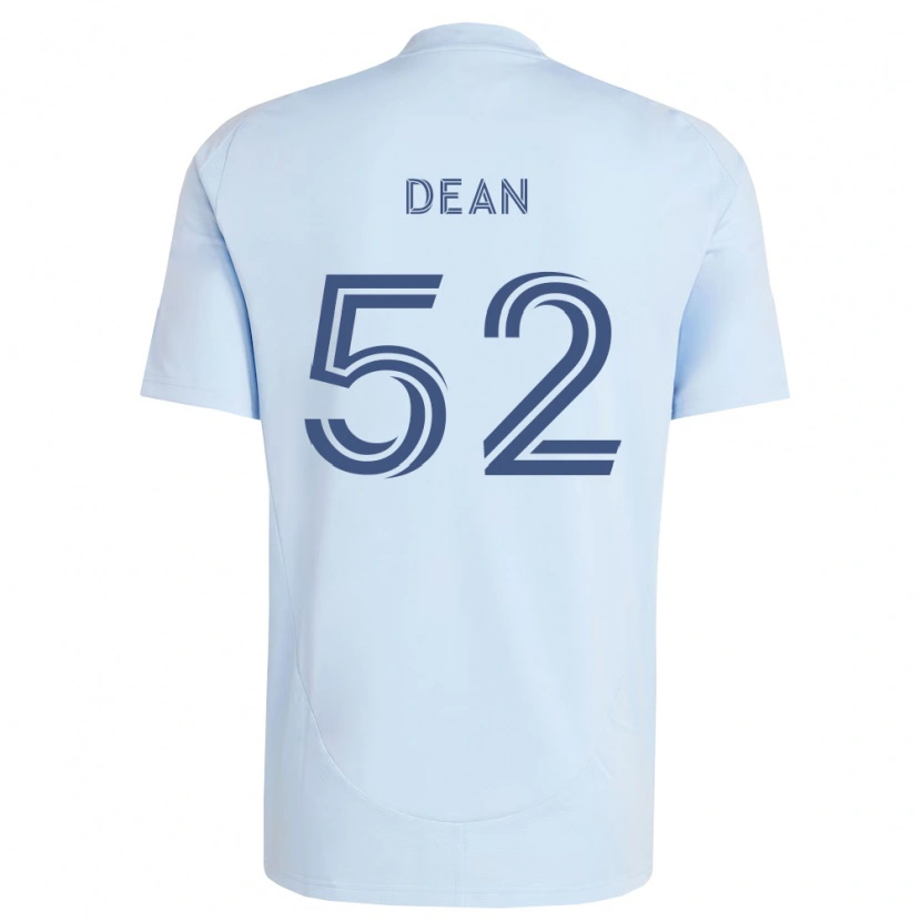 Danxen Kvinnor Finn Dean #52 Ljusblå Ljusgrå Hemmatröja Matchtröjor 2026/27 Tröjor T-Tröja