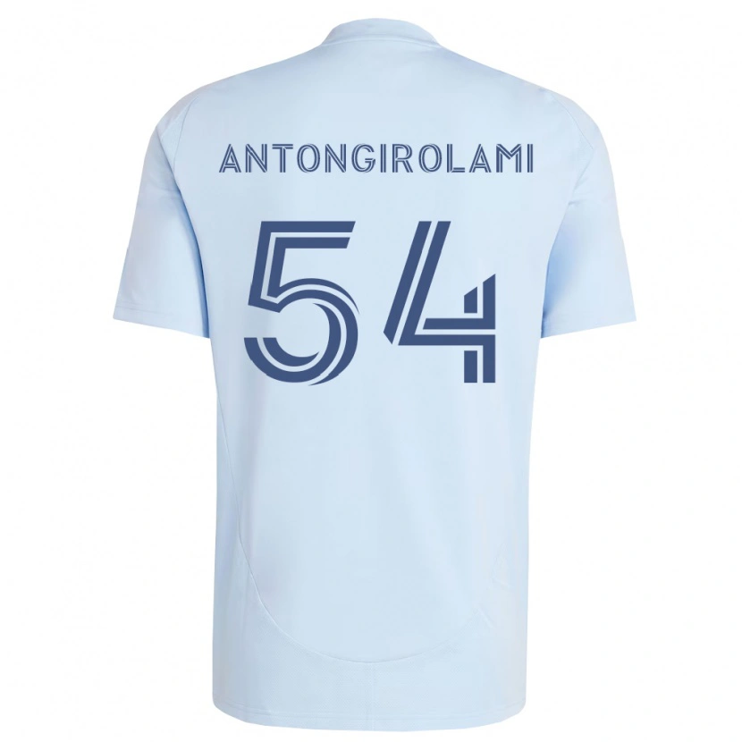 Danxen Kvinnor Luca Antongirolami #54 Ljusblå Ljusgrå Hemmatröja Matchtröjor 2026/27 Tröjor T-Tröja