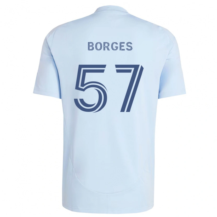 Danxen Kvinnor Diego Borges #57 Ljusblå Ljusgrå Hemmatröja Matchtröjor 2026/27 Tröjor T-Tröja
