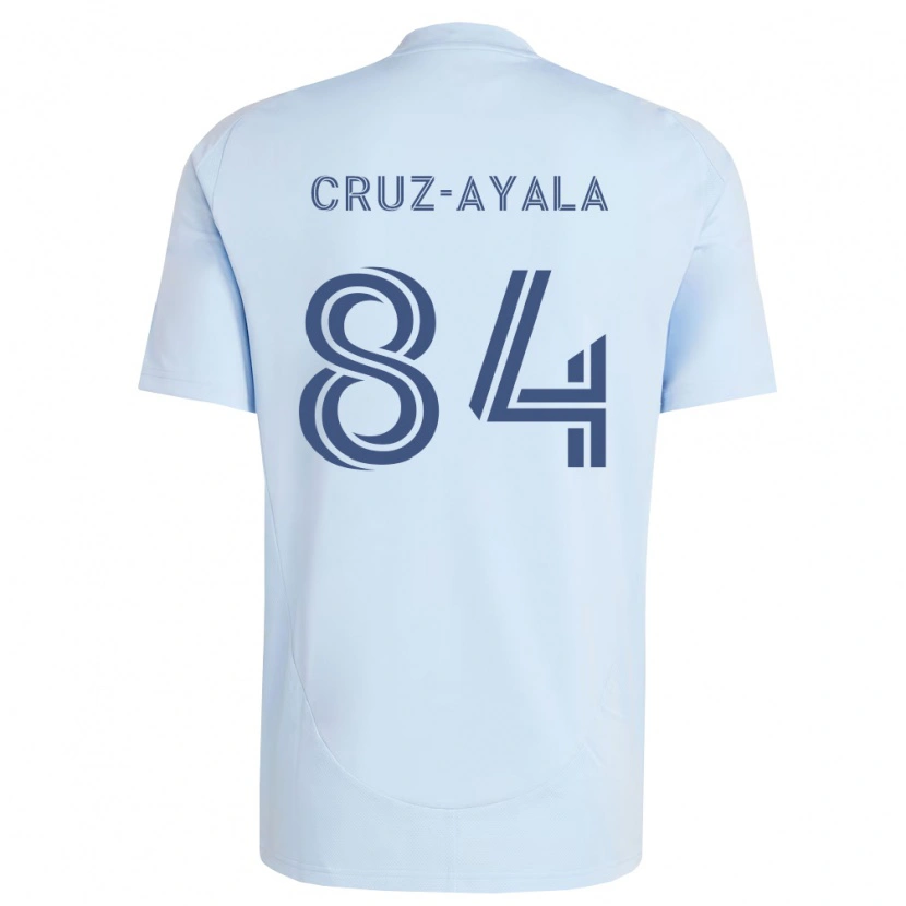 Danxen Kvinnor Luis Cruz-Ayala #84 Ljusblå Ljusgrå Hemmatröja Matchtröjor 2026/27 Tröjor T-Tröja