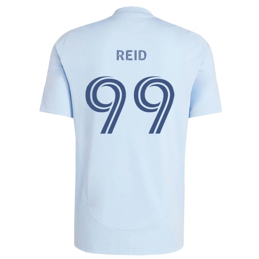 Danxen Kvinnor Jayden Reid #99 Ljusblå Ljusgrå Hemmatröja Matchtröjor 2026/27 Tröjor T-Tröja