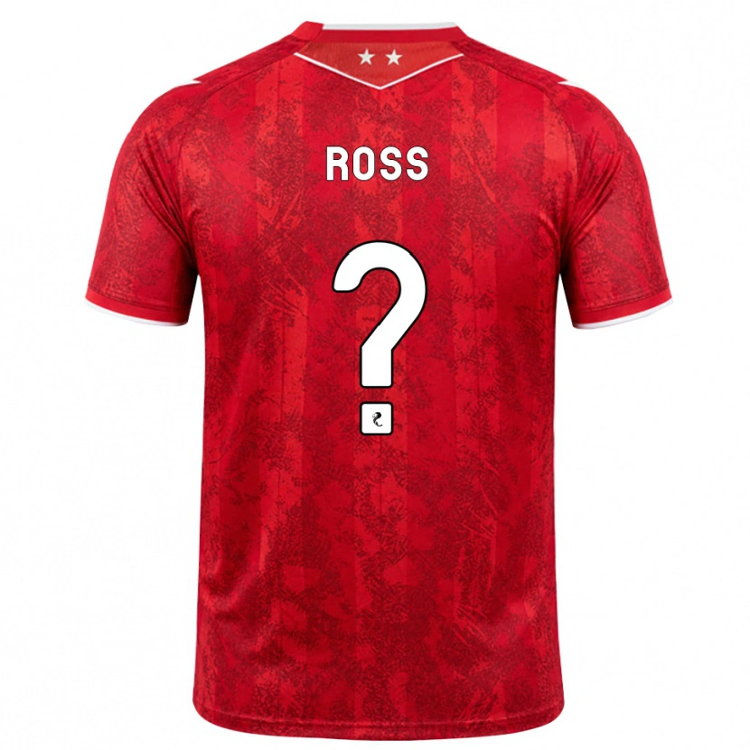 Danxen Kvinnor Dylan Ross #0 Röd Vit Hemmatröja Matchtröjor 2026/27 Tröjor T-Tröja