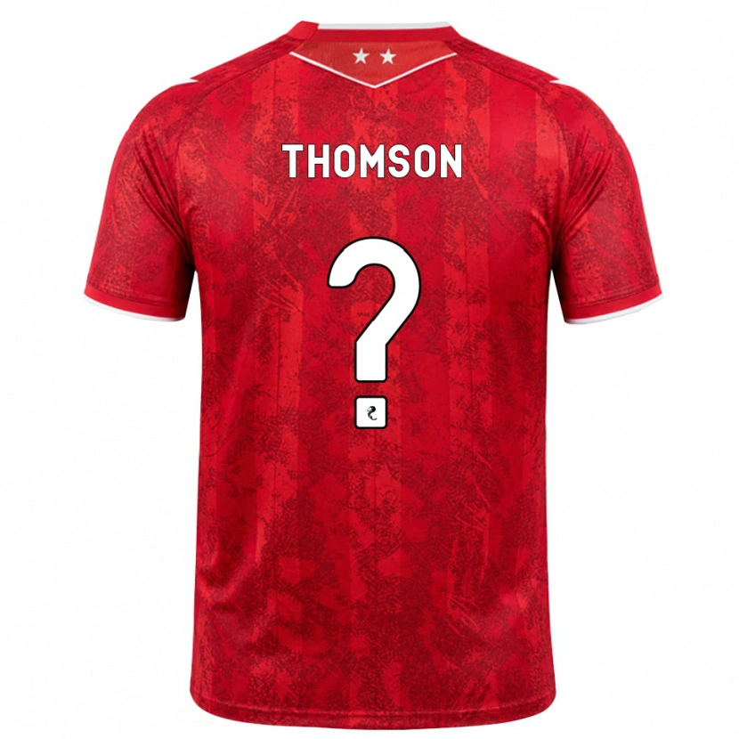 Danxen Kvinnor Ethan Thomson #0 Röd Vit Hemmatröja Matchtröjor 2026/27 Tröjor T-Tröja