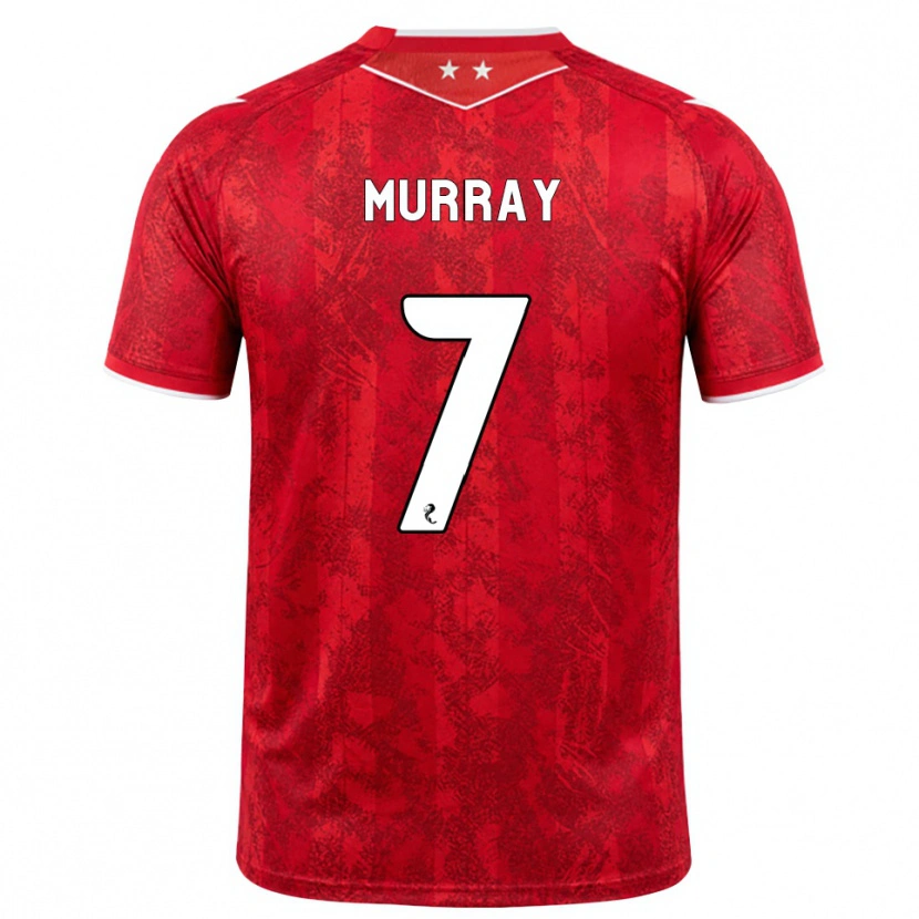Danxen Kvinnor Phoebe Murray #7 Röd Vit Hemmatröja Matchtröjor 2026/27 Tröjor T-Tröja