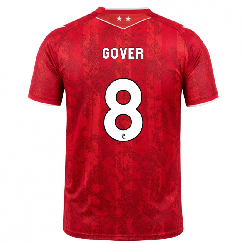 Danxen Kvinnor Chloe Gover #8 Röd Vit Hemmatröja Matchtröjor 2026/27 Tröjor T-Tröja