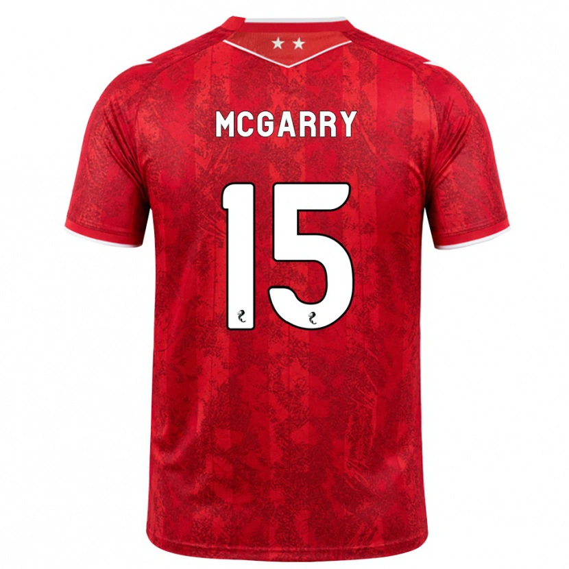 Danxen Kvinnor James Mcgarry #15 Röd Vit Hemmatröja Matchtröjor 2026/27 Tröjor T-Tröja