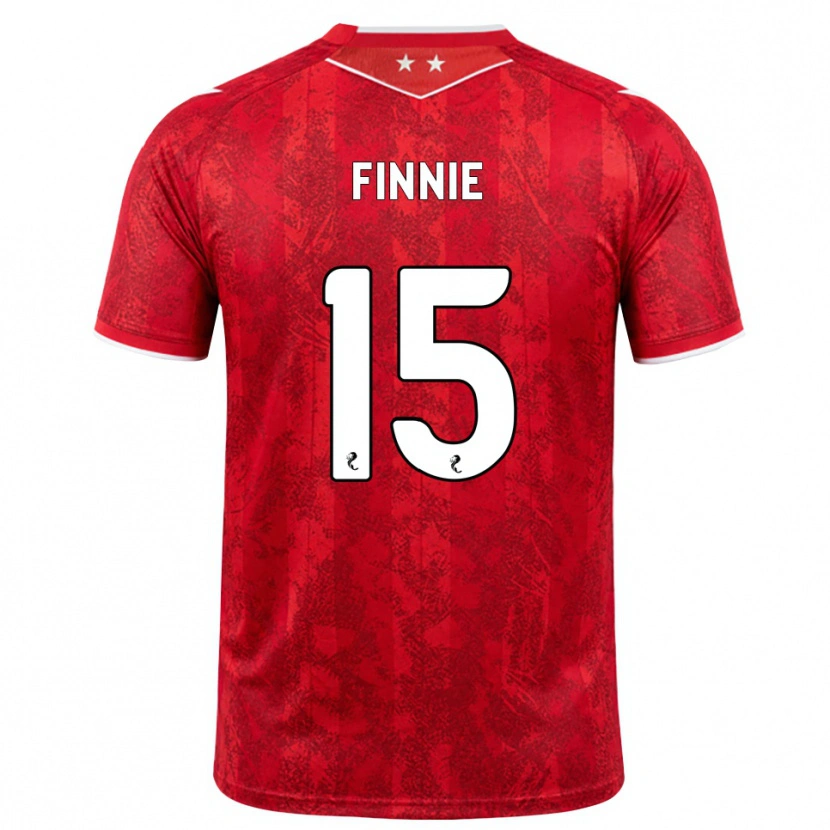 Danxen Kvinnor Maddison Finnie #15 Röd Vit Hemmatröja Matchtröjor 2026/27 Tröjor T-Tröja