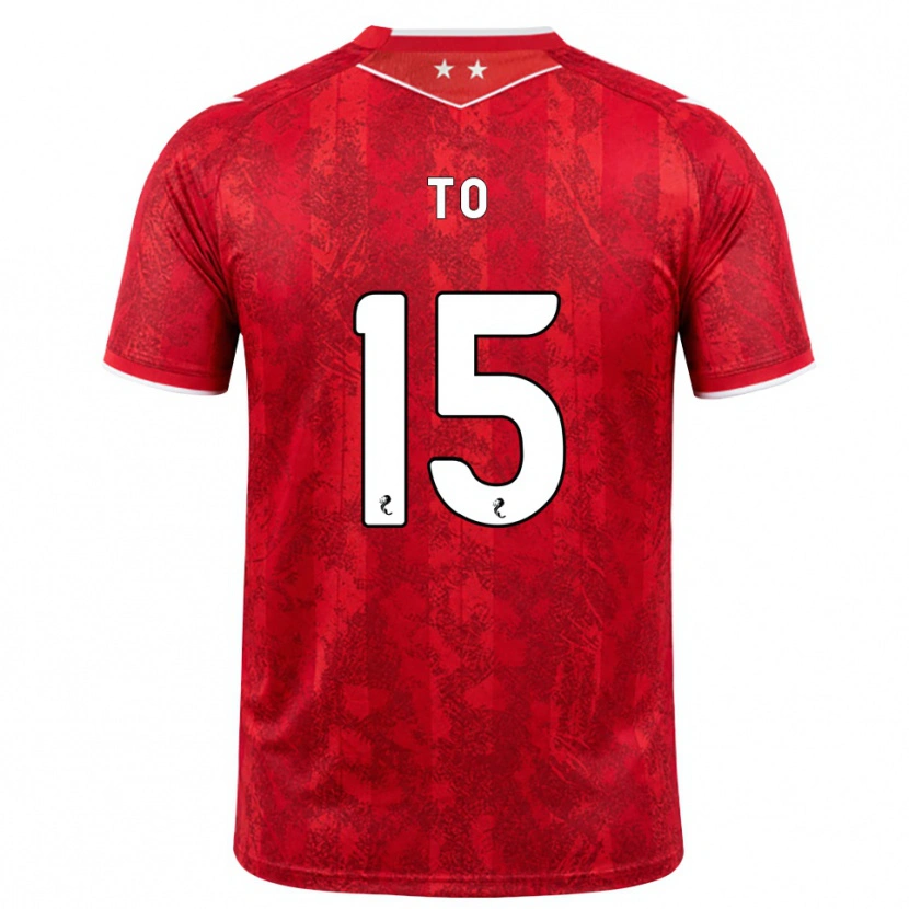 Danxen Kvinnor Zack To #15 Röd Vit Hemmatröja Matchtröjor 2026/27 Tröjor T-Tröja