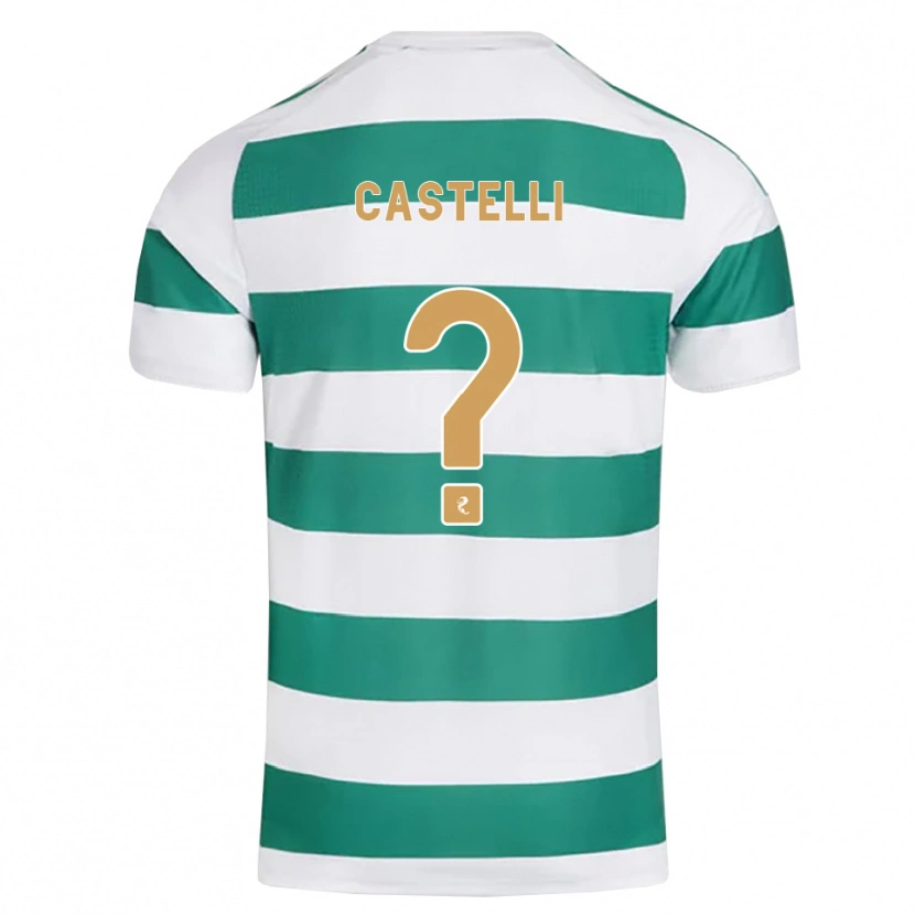 Danxen Kvinnor Nicholas Castelli #0 Mörk Cyan Vit Hemmatröja Matchtröjor 2026/27 Tröjor T-Tröja