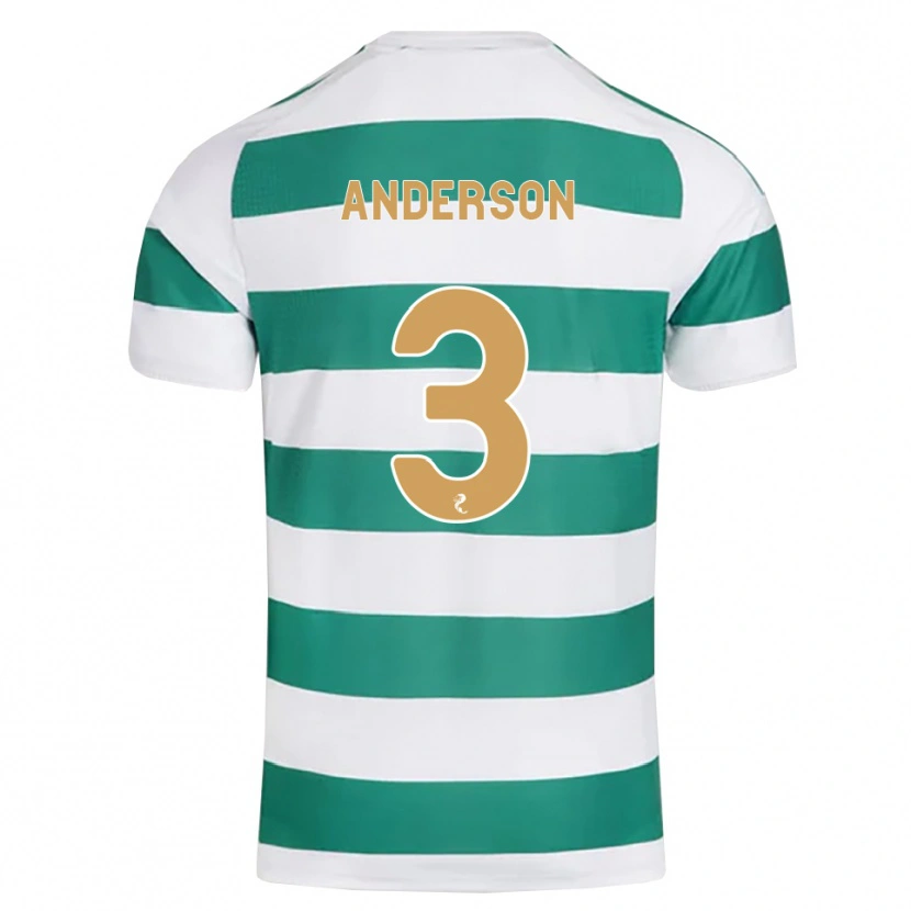 Danxen Kvinnor Matthew Anderson #3 Mörk Cyan Vit Hemmatröja Matchtröjor 2026/27 Tröjor T-Tröja