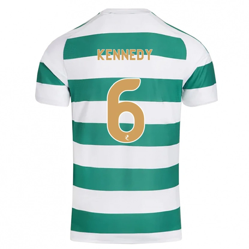 Danxen Kvinnor Liam Kennedy #6 Mörk Cyan Vit Hemmatröja Matchtröjor 2026/27 Tröjor T-Tröja