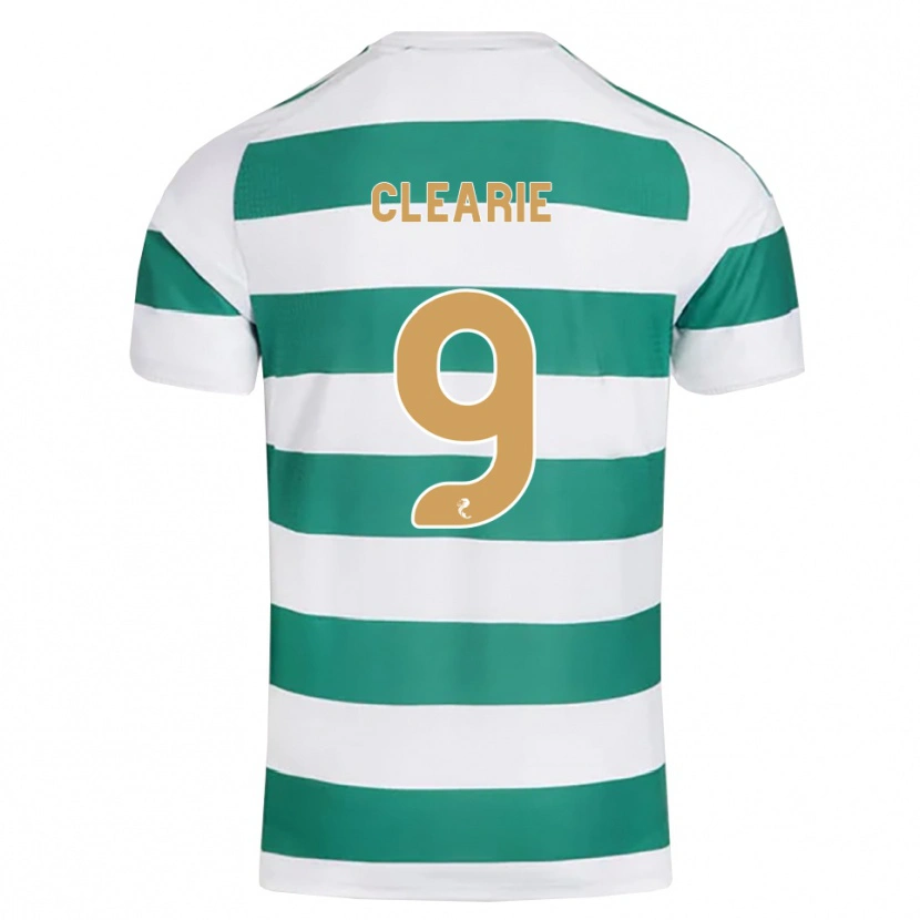 Danxen Kvinnor Lucas Clearie #9 Mörk Cyan Vit Hemmatröja Matchtröjor 2026/27 Tröjor T-Tröja