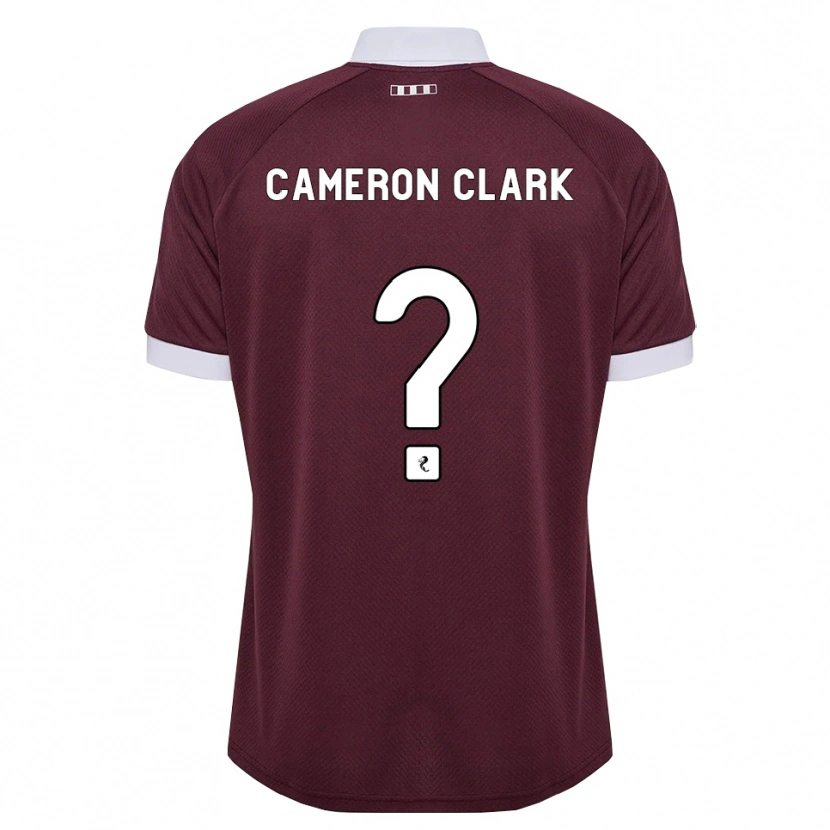 Danxen Kvinnor Cameron Clark #0 Vinröd Vit Hemmatröja Matchtröjor 2026/27 Tröjor T-Tröja