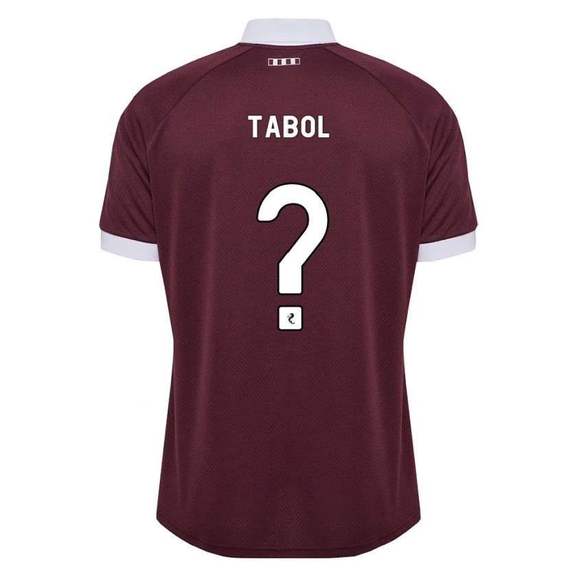 Danxen Kvinnor Alan Tabol #0 Vinröd Vit Hemmatröja Matchtröjor 2026/27 Tröjor T-Tröja