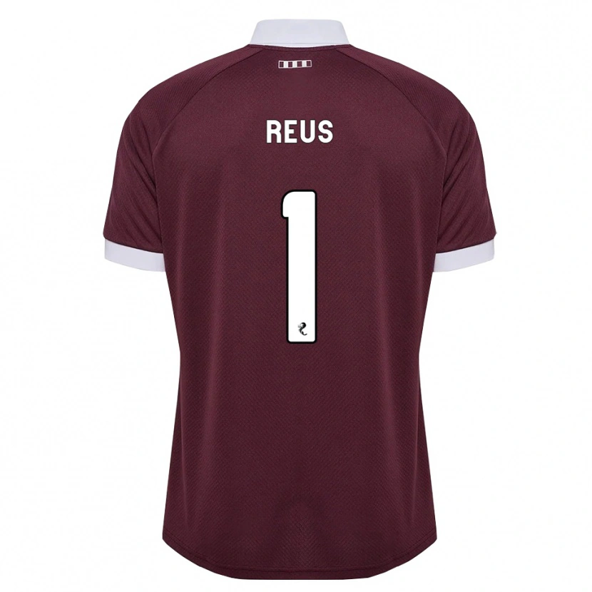 Danxen Kvinnor Beau Reus #1 Vinröd Vit Hemmatröja Matchtröjor 2026/27 Tröjor T-Tröja