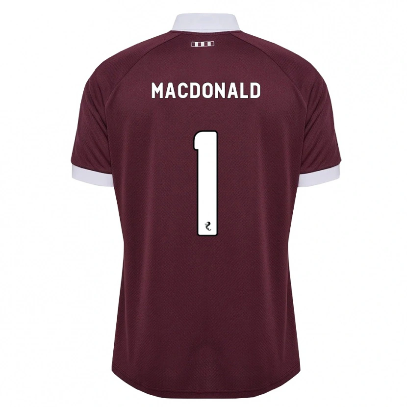 Danxen Kvinnor Jamie Macdonald #1 Vinröd Vit Hemmatröja Matchtröjor 2026/27 Tröjor T-Tröja