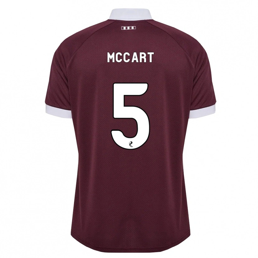Danxen Kvinnor Jamie Mccart #5 Vinröd Vit Hemmatröja Matchtröjor 2026/27 Tröjor T-Tröja