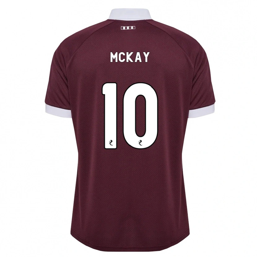 Danxen Kvinnor Barrie Mckay #10 Vinröd Vit Hemmatröja Matchtröjor 2026/27 Tröjor T-Tröja