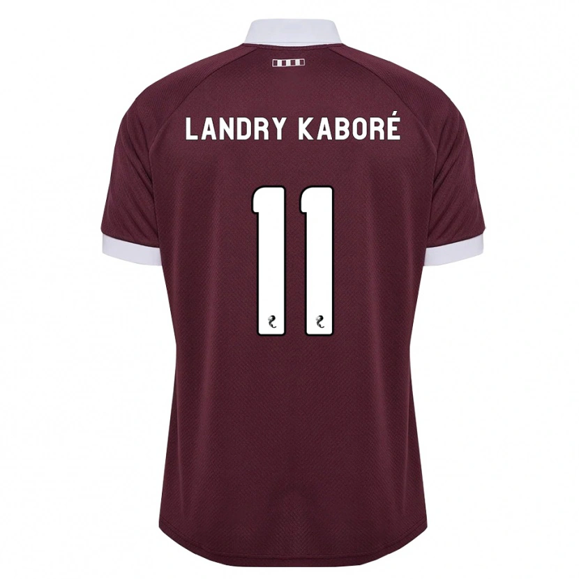 Danxen Kvinnor Pierre Landry Kaboré #11 Vinröd Vit Hemmatröja Matchtröjor 2026/27 Tröjor T-Tröja