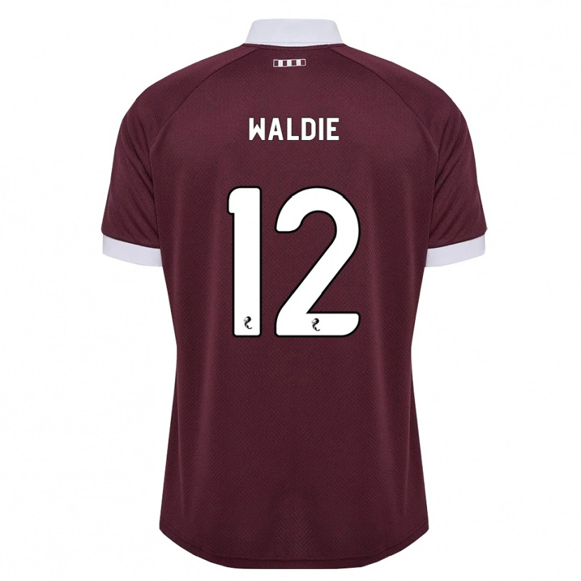 Danxen Kvinnor Lizzie Waldie #12 Vinröd Vit Hemmatröja Matchtröjor 2026/27 Tröjor T-Tröja