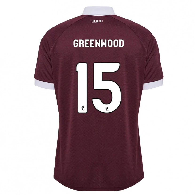 Danxen Kvinnor Brodie Greenwood #15 Vinröd Vit Hemmatröja Matchtröjor 2026/27 Tröjor T-Tröja