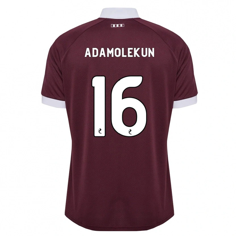 Danxen Kvinnor Olufolasade Adamolekun #16 Vinröd Vit Hemmatröja Matchtröjor 2026/27 Tröjor T-Tröja