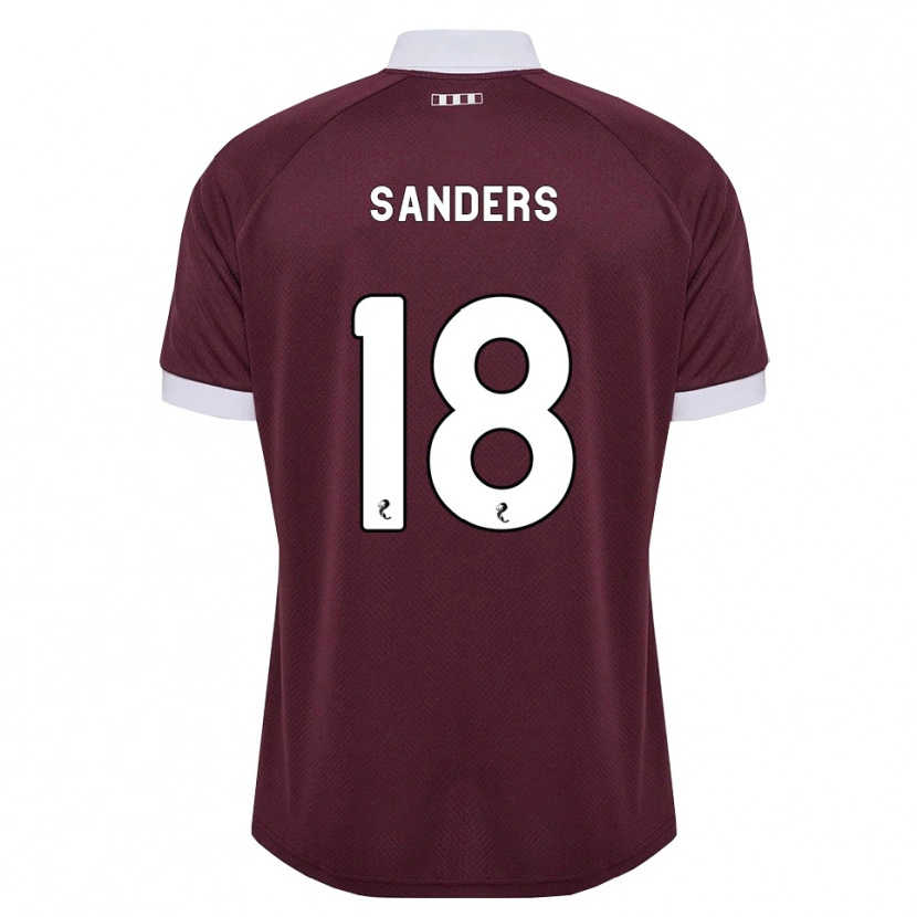 Danxen Kvinnor Charlie Sanders #18 Vinröd Vit Hemmatröja Matchtröjor 2026/27 Tröjor T-Tröja