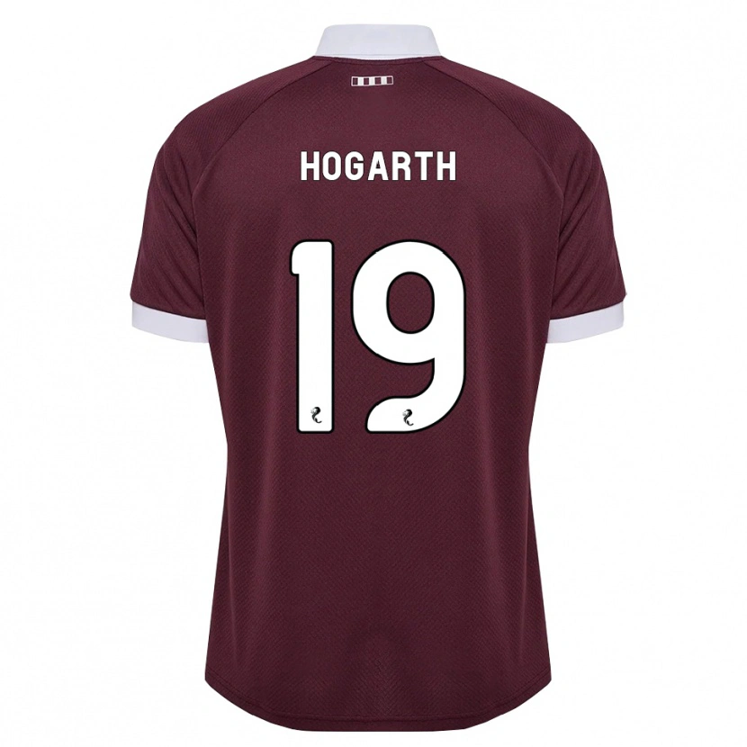 Danxen Kvinnor Taylor Hogarth #19 Vinröd Vit Hemmatröja Matchtröjor 2026/27 Tröjor T-Tröja