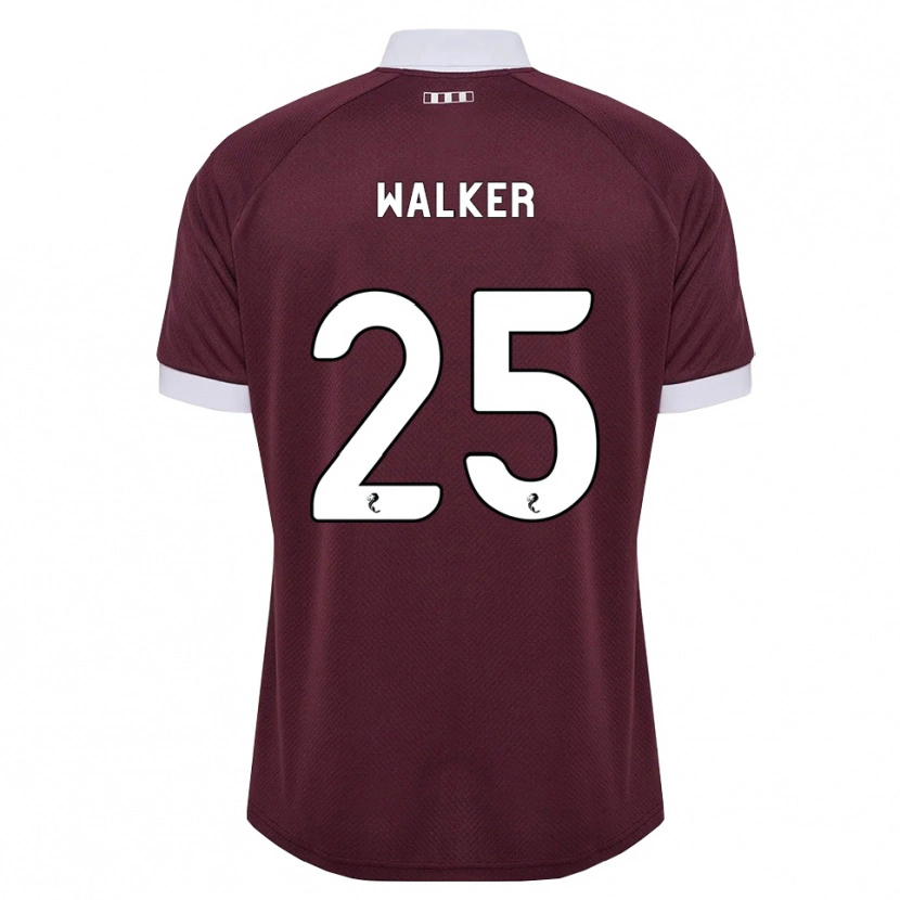 Danxen Kvinnor Liam Walker #25 Vinröd Vit Hemmatröja Matchtröjor 2026/27 Tröjor T-Tröja