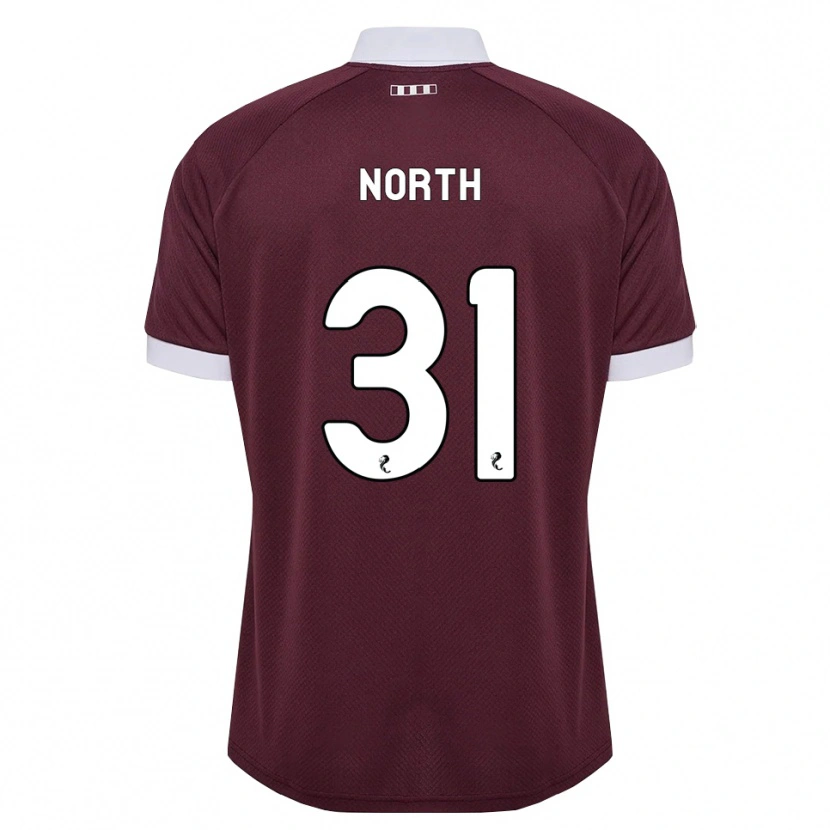 Danxen Kvinnor Tommy North #31 Vinröd Vit Hemmatröja Matchtröjor 2026/27 Tröjor T-Tröja