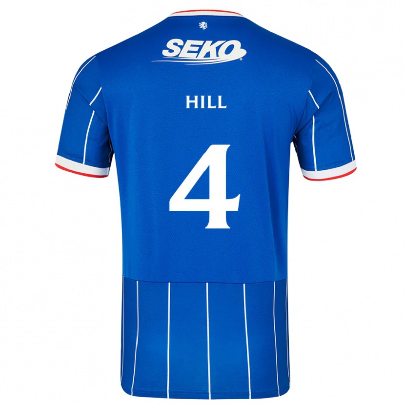 Danxen Kvinnor Kathryn Hill #4 Röd Blå Vit Hemmatröja Matchtröjor 2026/27 Tröjor T-Tröja