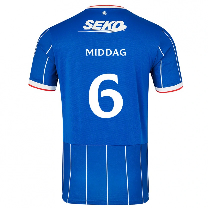 Danxen Kvinnor Tessel Middag #6 Röd Blå Vit Hemmatröja Matchtröjor 2026/27 Tröjor T-Tröja