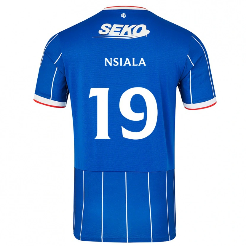 Danxen Kvinnor Clinton Nsiala #19 Röd Blå Vit Hemmatröja Matchtröjor 2026/27 Tröjor T-Tröja