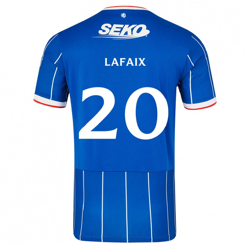 Danxen Kvinnor Camille Lafaix #20 Röd Blå Vit Hemmatröja Matchtröjor 2026/27 Tröjor T-Tröja